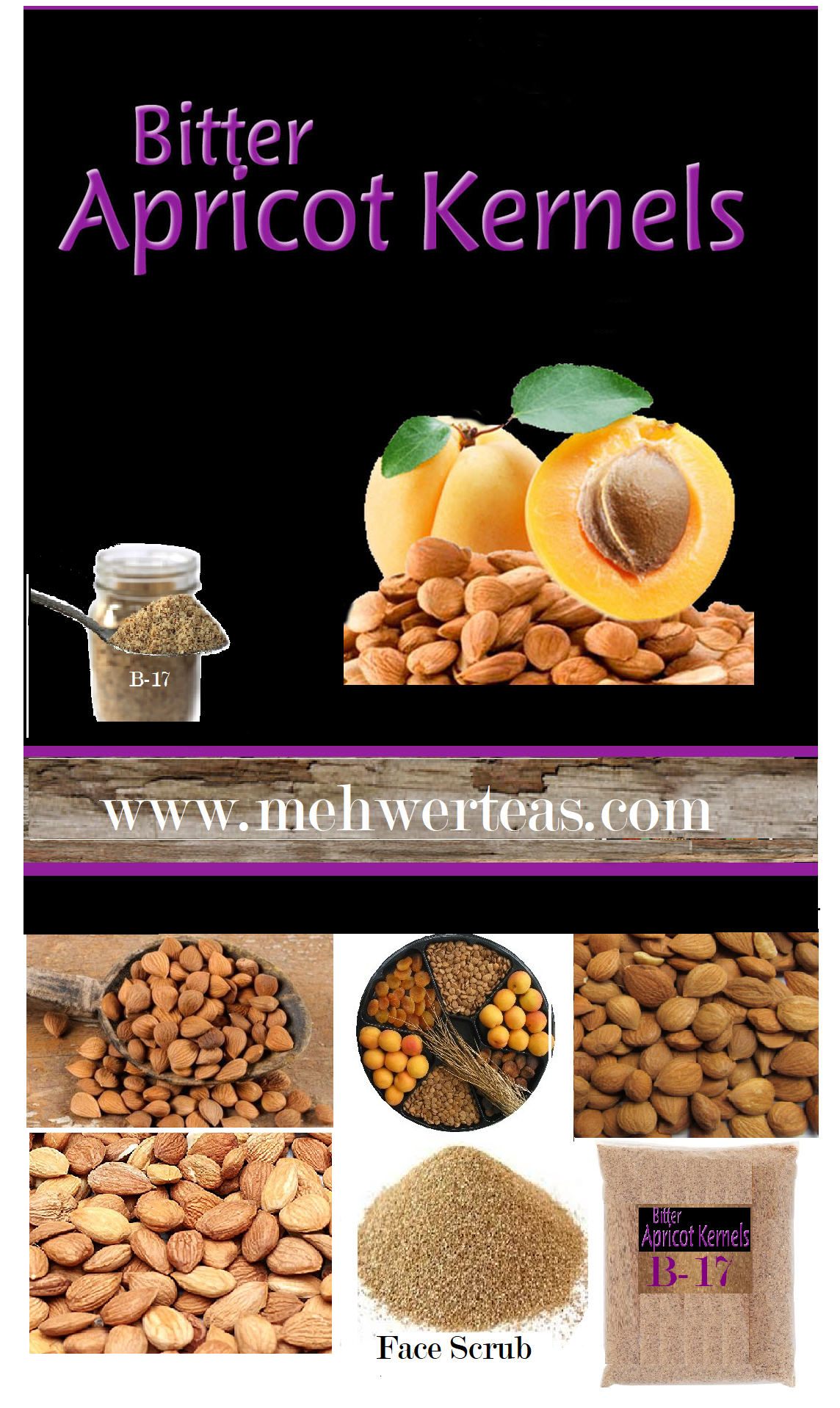 Mehwer Bitter Apricot kernels