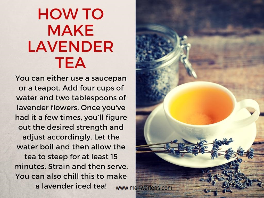 How to make lavender tea
