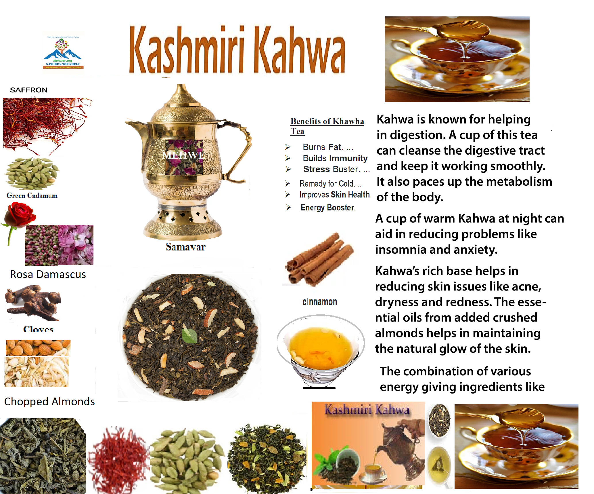 KASHMIRI KAHWA TEA Kashmiri Kahwa Tea