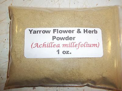 Yarrow flower powder