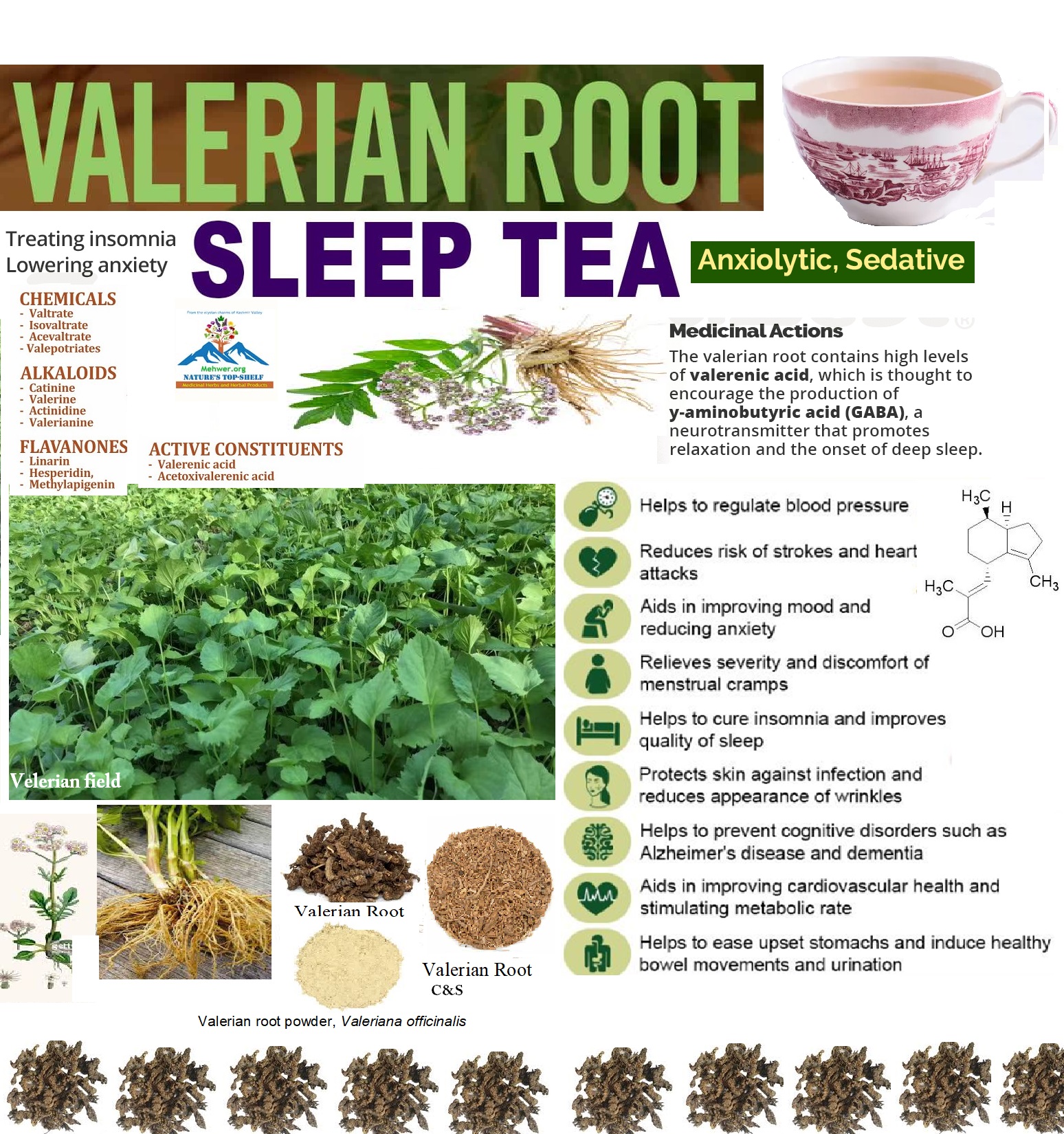 velirion Root Valerian Root Tea